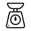With integrated scale