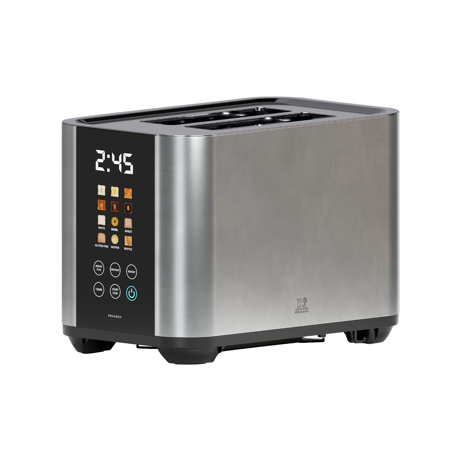 Digital Toaster Limoges Silver