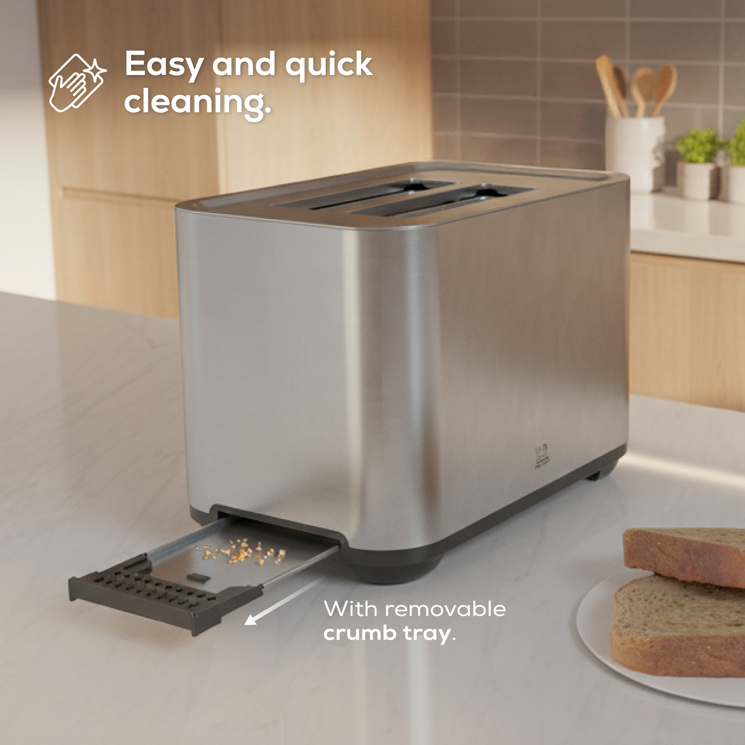 Image of Digital Toaster Limoges Silver