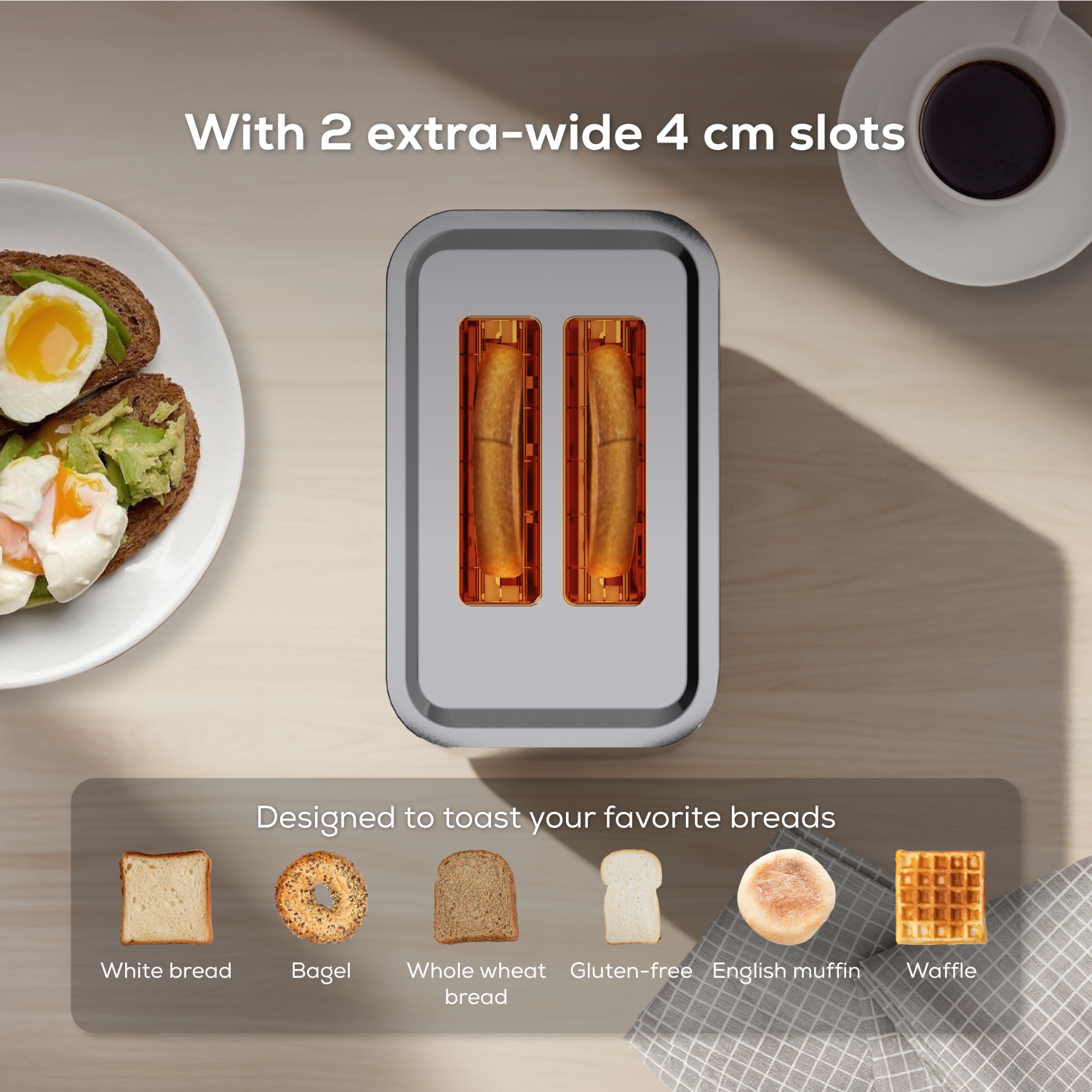 Image of Digital Toaster Limoges Black