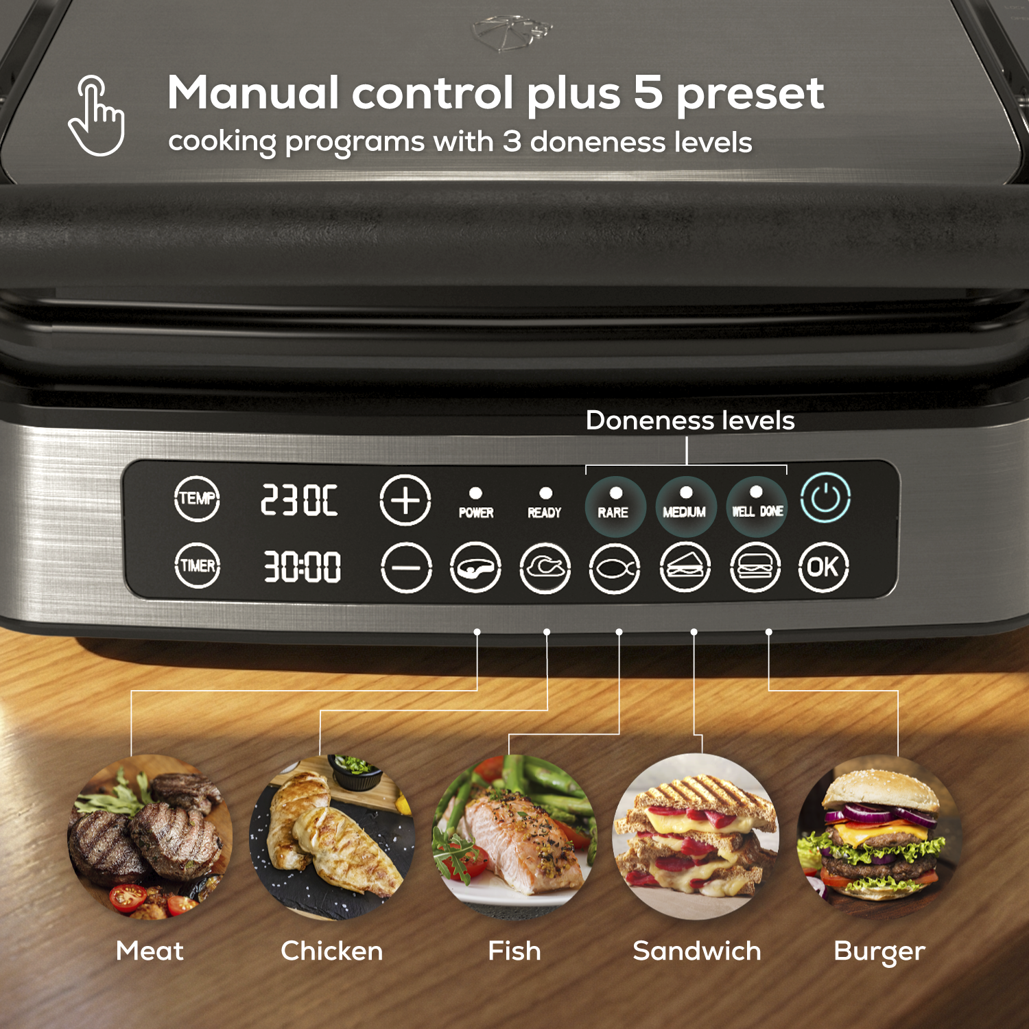 Image of Panini Grill & Waffle Maker Annecy