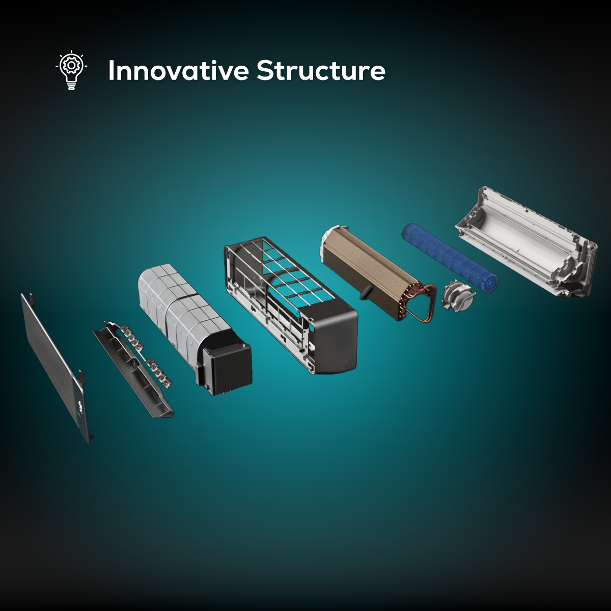 Image of Air Conditioner Burdeos Black